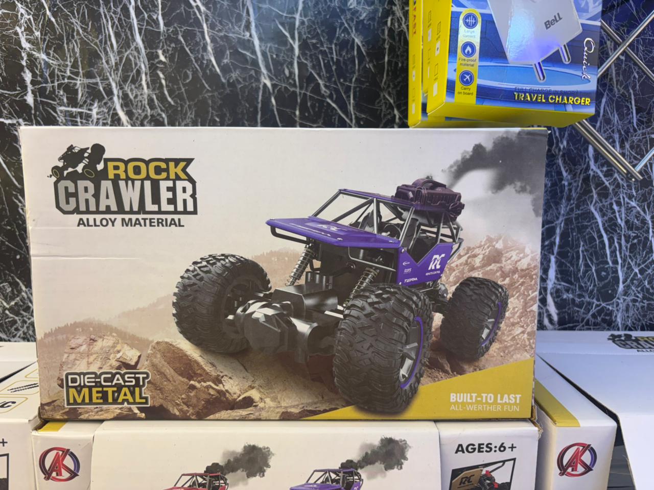 RC Rock Metal Car with LED Lights